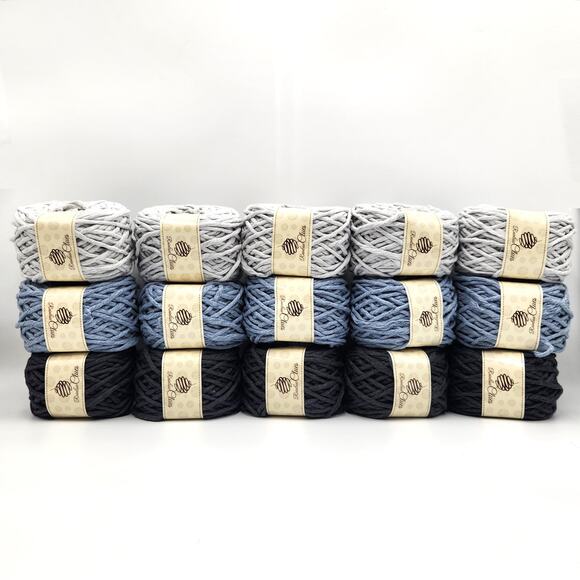 15 Balls Macrame Cotton Cord 7 mm Crochet Knitting Yarn Baskets Wall Decor - Picture 1 of 3